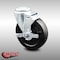 Service Caster 5 Inch SS Hard Rubber Wheel Swivel Bolt Hole Caster with Brake SCC-SSBH20S514-HRS-TLB - alternate 1